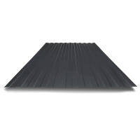 Профнастил С20 0,6 мм темно серый RAL 7024 1м