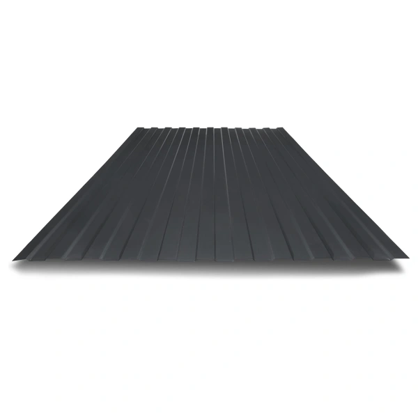 Профнастил С21 0,3 мм темно серый RAL 7024 1м